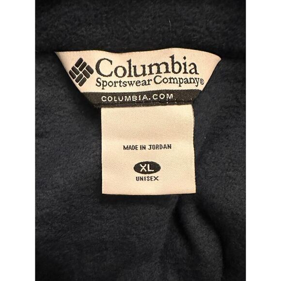 GUC Columbia Men's or Unisex Blue 1/4 Zip Pullover Fleece Jacket/Top XL - Picture 4 of 6